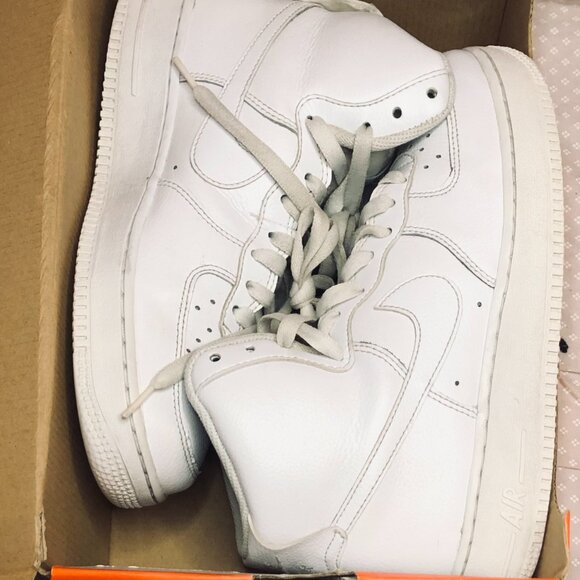 Nike Air Force 1 White High (Women’s) – Size 7.5 - Picture 5 of 5
